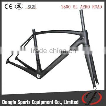 Dengfu bike SL aero design carbon road bike frame only 820g