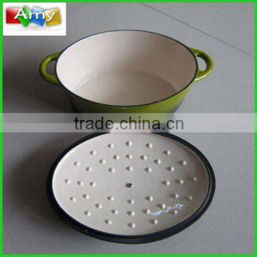 Color Cast Iron Cooking Pot photo-2
