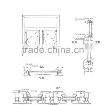 Good quality and reasonable price aluminium profile for window