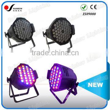 Cheap DMX 512 RGBW 54PCS 3W LED Par Light High Brightness Stage Lighting