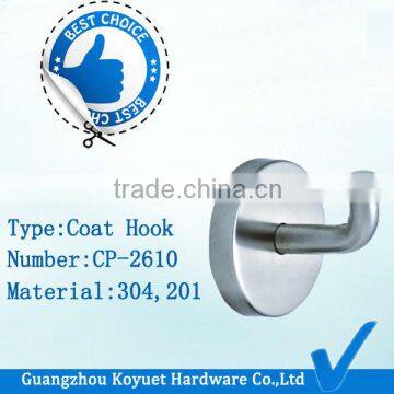 Wholesale Modern Factory Directly Toilet Partition Hardware Stainless Steel Hanger Hook