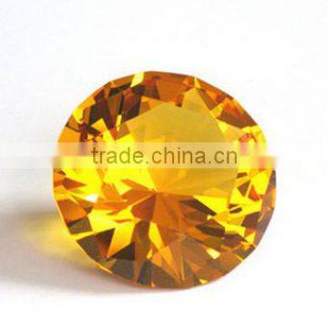 factory price new design yellow crystal diamond