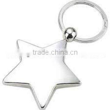 Star Metal Key Tag