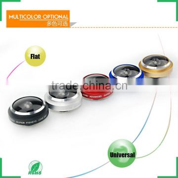 Universal New Standard Super Circle Fisheye Lens 235 Degree Clip lens for iPone Samsung for HTC LG