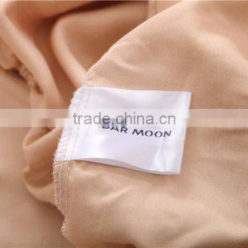 100% Cotton Fitted Sheet Solid Color Pink Color photo-3