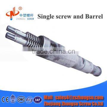 raw material conical twin screw barrel for pvc pipe extruder