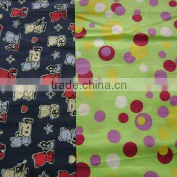 t/c plain printed garment fabric