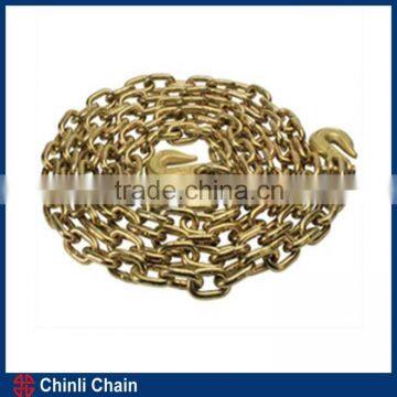 NACM Chains With Clevis Grab Hook On Both End,Ratched Type load binder ,G43 Lashing chain