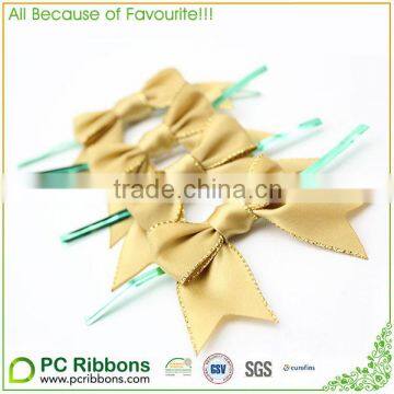 Handmade Polyester Ribbon Twist Tie Gift Bows for Packing Box photo-4