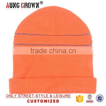 Custom quality cuffed beanie hat for girls