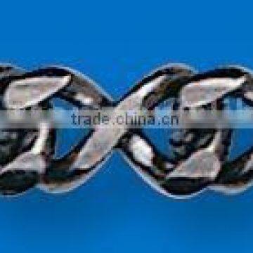 16# black nickel color chain for garment