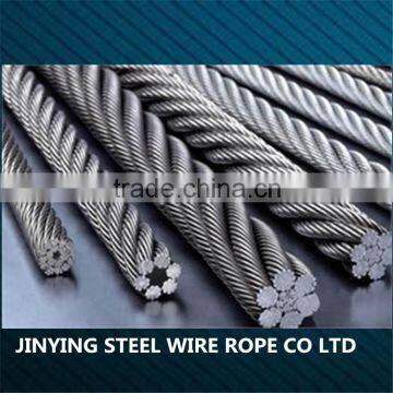 Good quality UNgalvanized and galvanized steel wire rope