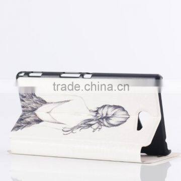 Painting Flip Case for Sony Xperia M2