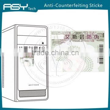 High Security Intaglio Printing Anti-Counterfeit Sticker Quality Choice photo-3