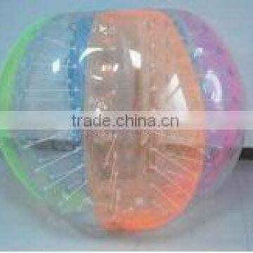 Inflatable transparent beach ball