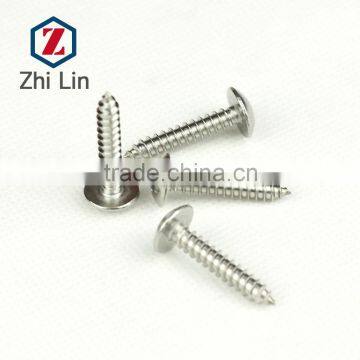 Stainless Steel Flat Head Cross Recessed Self-tapping Screw M4*10-M4*60
