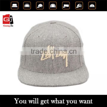 Custom 80% acrylic & 20% cotton 3D Embroidery Snapback Hat Wholesale