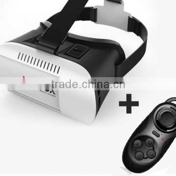 Virtual Reality Glasses with gamepad VR Box 3D glasses headset for google