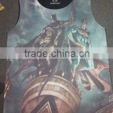 Carton Character Printed Sublimation Vests