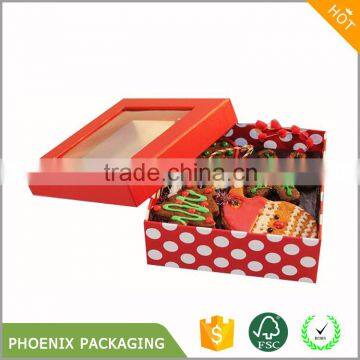 Eco-friendly paper packaging box for biscuit