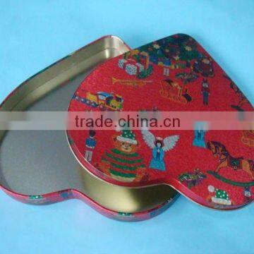 Heart Shape wedding Tin Box whoelsale