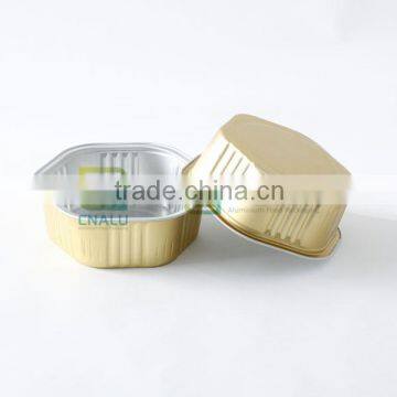 Microwavable Smooth Wall Aluminium Foil Container and Lid