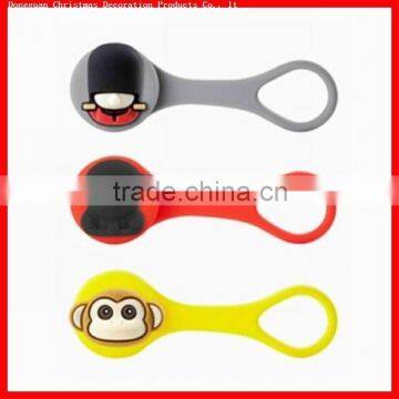 cheap selling qute earphone silicone cable winder