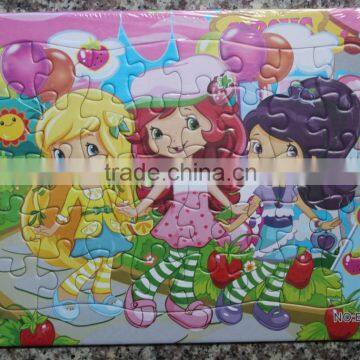2016 eco-friendly high quality sublimation blank jigsaw puzzle