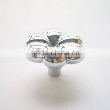 Wholesale zinc alloy furniture knob with chrome plated