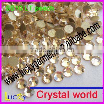 flat back rhinestone DIY nailart decoration crystal ss10 3mm light peach