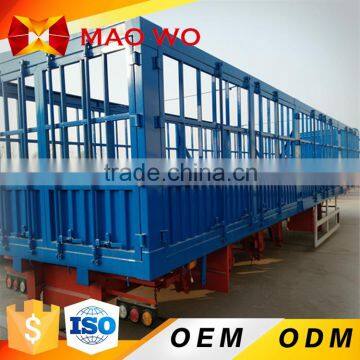 3 axles tractor trailer transport type fence livestock tractor trailer