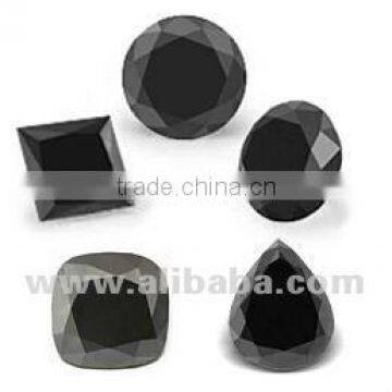 fancy shape natural black diamond from bottom manufacturer