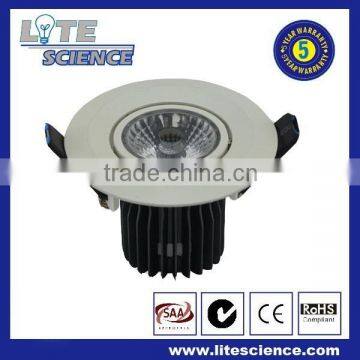 High efficiency 7w/ 9w/11w/15w/18w/ dimmable led downlight