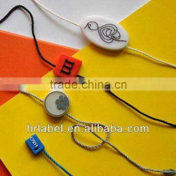 plastic string lock tag for garment