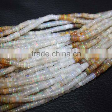 Shaded Ethiopian Opal Smooth Flat Tyre