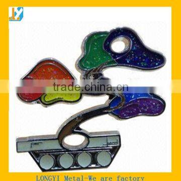Zinc alloy material silver color custom metal lapel pins metal craft