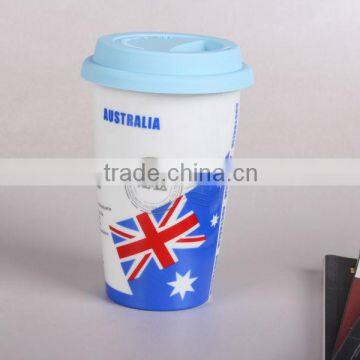 ceramic mug white porcelain coffee cup customizable style wholesale