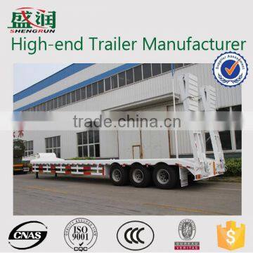 Heavy Duty Equipment Transport Trailer Low Bed Semi Trailer