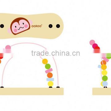 wooden children promotional toy toys,bead maze for kids py0012