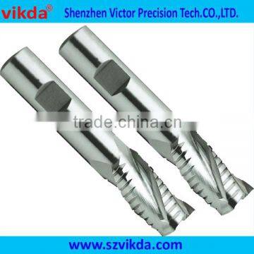 Uncoated Right Spiral Super Roughing End Mill