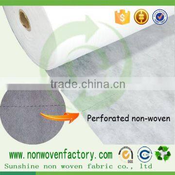 Cheap Chinese faric, perforated nonwoven fabric, TNT textile fabric