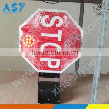 Manufacture of stop arm made in china sign lighting