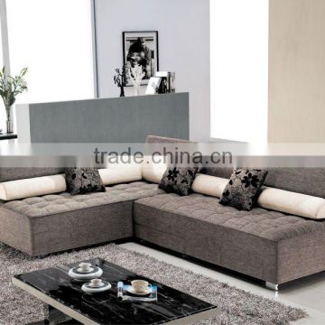 Comfortable fabric corner sofa 678