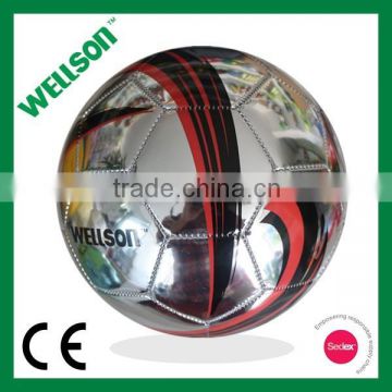 Mirror surface metallic shine PVC soccer ball