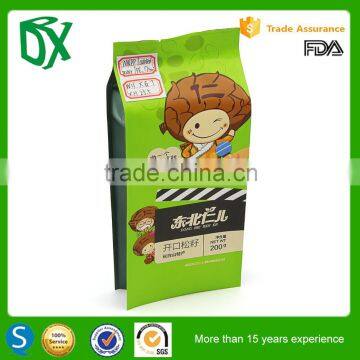  co uk side gusset printed kraft paper bag stand up pouch for popcorn food packing