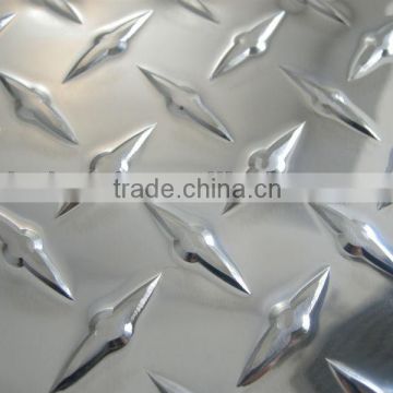 Aluminum anti-slip sheet/plate for kitchen flooring