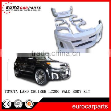 Land Cruiser LC200 W Style Body Kits Land Cruiser V8 FRP Material Auto Car Replacement Parts