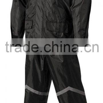 190T Polyester/Pvc coating Motorcycle rainproof rainsuit