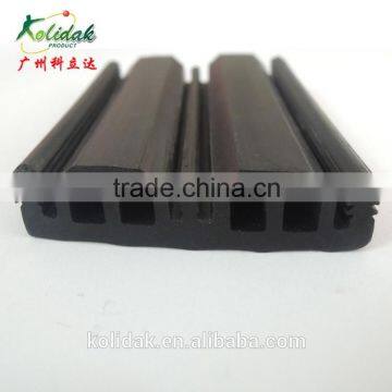 W shape four holes TPE plastic strip