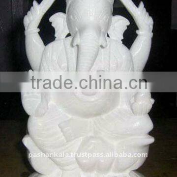 White Ganesha Statue